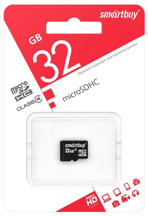 Карта памяти SmartBuy microSDHC Class 4 (фото modal 2)