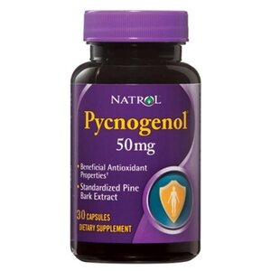 Антиоксидант Natrol Pycnogenol 50mg (30 капсул) (фото modal nav 1)