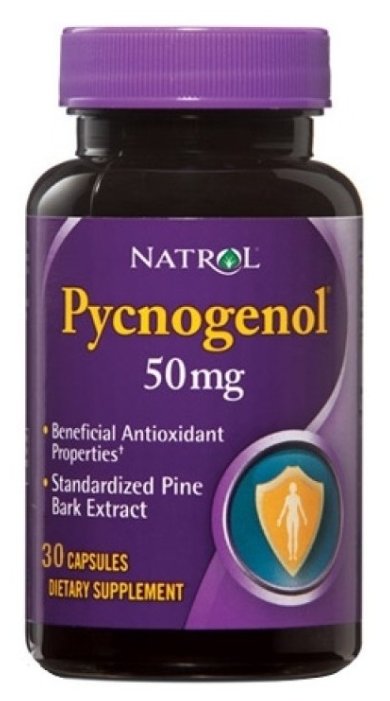 Антиоксидант Natrol Pycnogenol 50mg (30 капсул) (фото modal 1)
