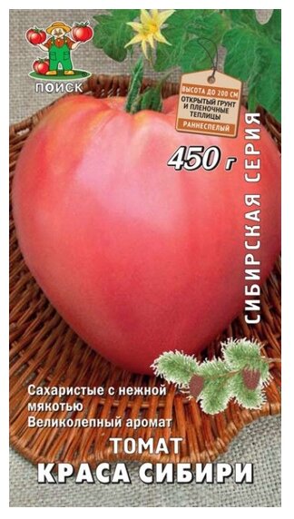 Семена Сибирская серия Томат Краса сибири 0.1 г ПОИСК 0.1 г (фото modal 1)