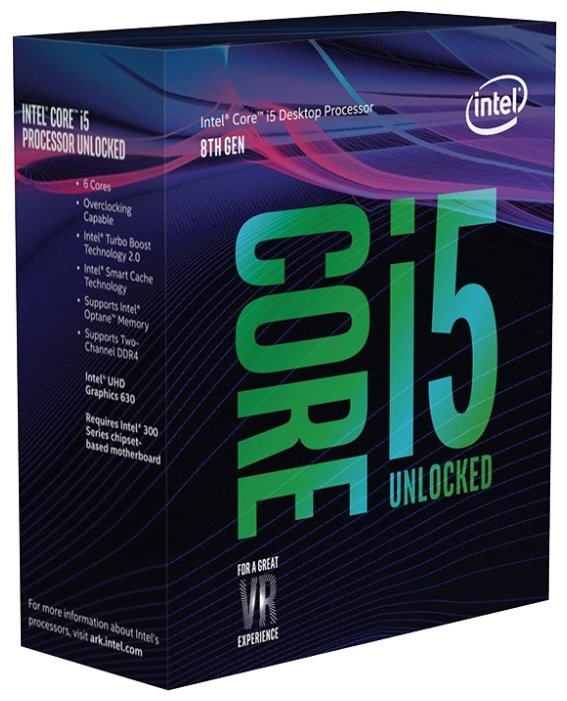 Процессор Intel Core i5-8600K Coffee Lake (3600MHz, LGA1151 v2, L3 9216Kb) (фото modal 1)