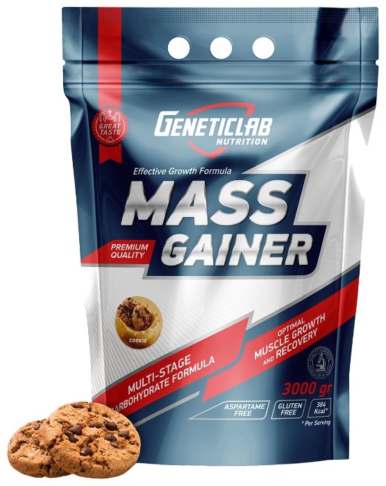 Гейнер Geneticlab Nutrition Mass Gainer (3000 г) (фото modal 3)