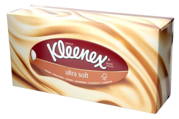 Салфетки Kleenex Ultra soft в картонной коробке 20 х 20 (фото modal 1)
