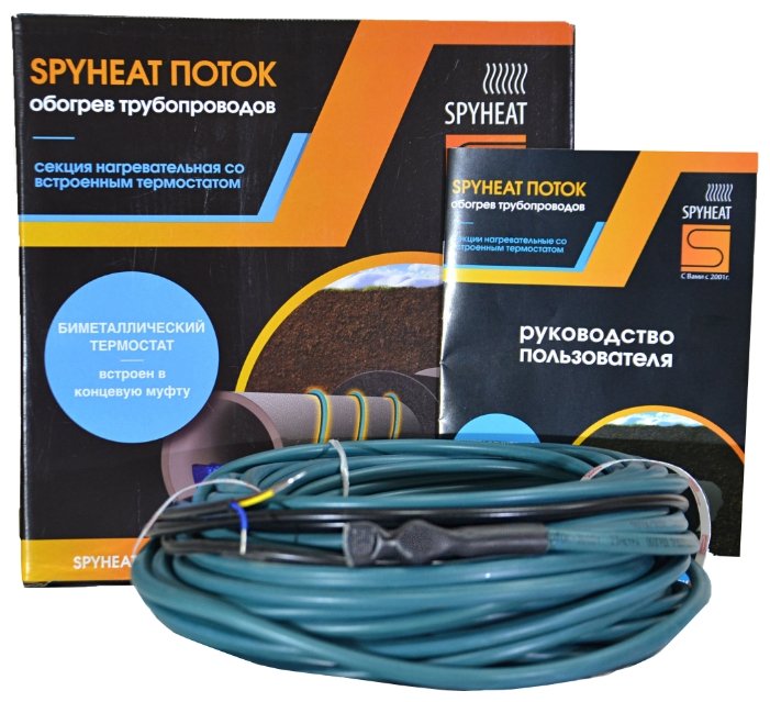 Греющий кабель резистивный SpyHeat SHFD-13-250 (фото modal 2)