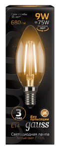 Лампа gauss E14 9Вт 2700K (фото modal nav 2)