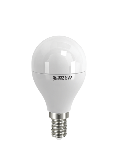 Лампа gauss E14 6Вт 2700K (фото modal 2)