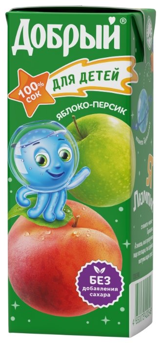 Сок Добрый для детей Яблоко-Персик (фото modal 2)