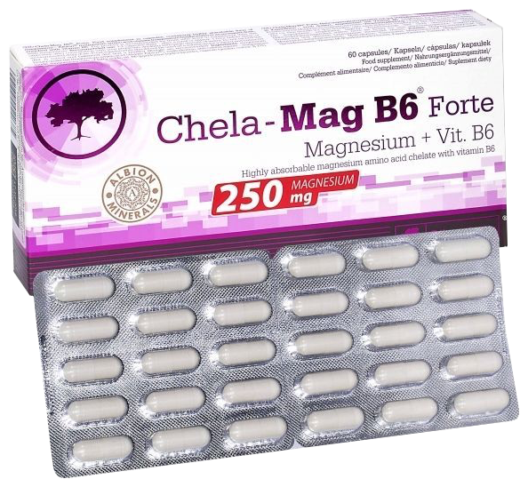 Минерально-витаминный комплекс Olimp Labs Chela-Mag B6 forte (60 капсул) (фото modal 2)