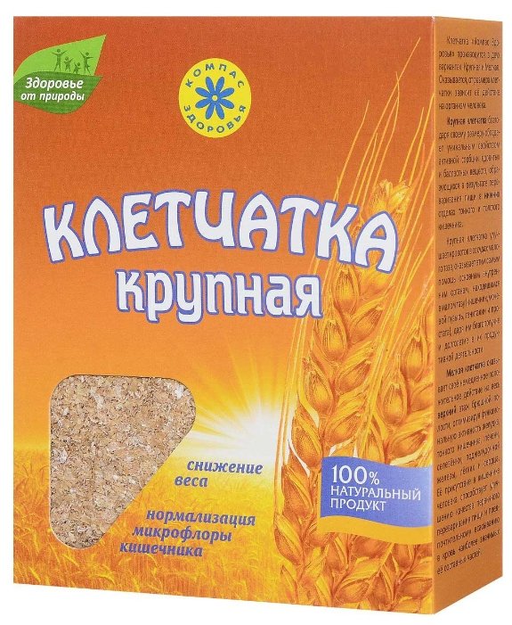 Клетчатка Компас Здоровья крупная пшеничная, 150 г (фото modal 1)