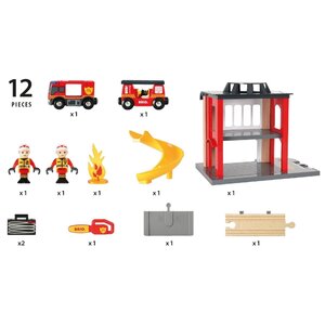 Brio Игровой набор Пожарная станция 33833 (фото modal nav 2)