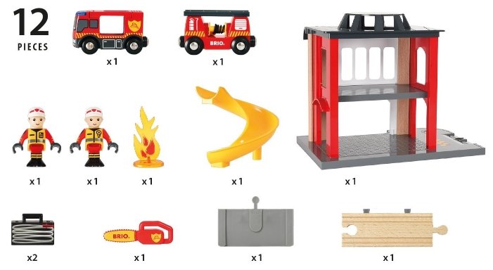 Brio Игровой набор Пожарная станция 33833 (фото modal 2)