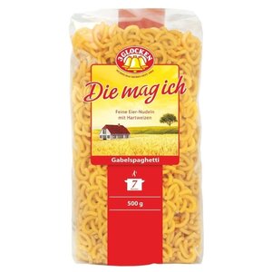 3 Glocken Макароны Die mag ich Gabelspaghetti, 500 г (фото modal nav 1)