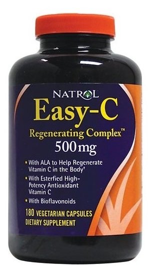 Минерально-витаминный комплекс Natrol Easy C Regenerating Complex 500mg (180 капсул) (фото modal 1)