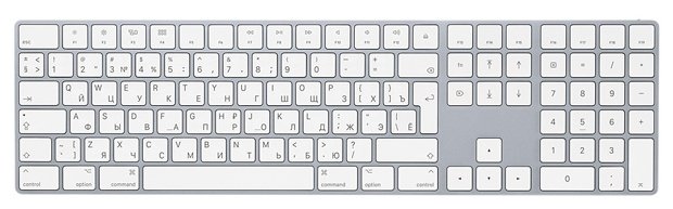 Клавиатура Apple Magic Keyboard with Numeric Keypad (MQ052RS/A) Silver Bluetooth (фото modal 1)