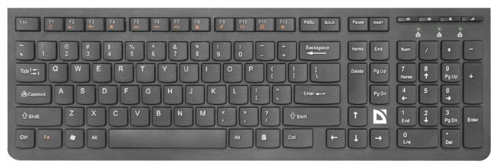 Клавиатура и мышь Defender Columbia C-775 Black USB (фото modal 2)