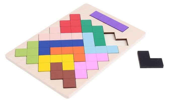 Головоломка Лесная мастерская Цветные геометрические фигуры (1670311) (фото modal 1)
