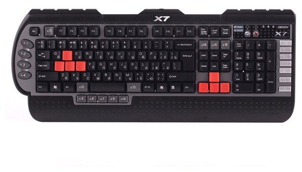 Клавиатура A4Tech X7-G800V Black USB (фото modal 1)