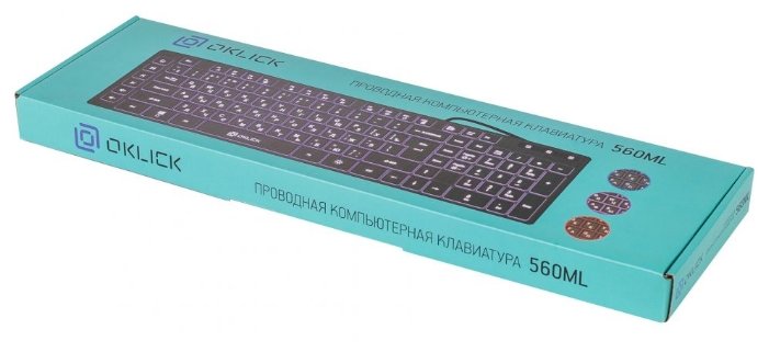 Клавиатура Oklick 560ML Black USB (фото modal 12)