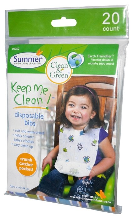 Summer Infant Набор одноразовых нагрудников Keep Me Clean (фото modal 3)