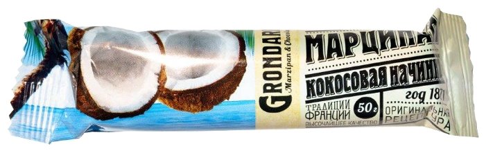 Батончик Grondard марципановый с кокосом, 50 г (фото modal 1)