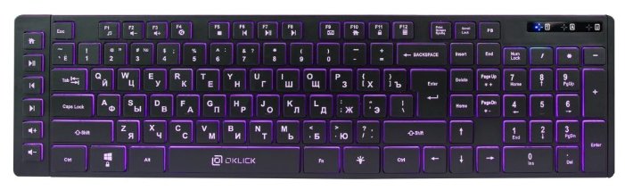 Клавиатура Oklick 560ML Black USB (фото modal 2)
