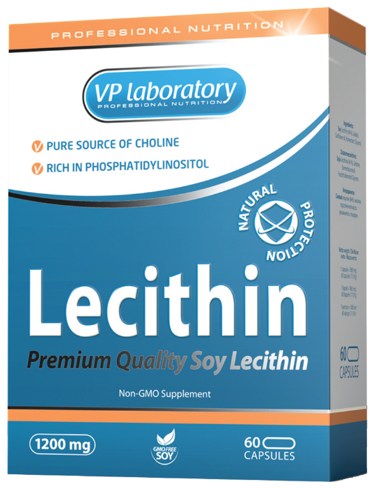 Витамин VP Laboratory Lecithin (60 капсул) (фото modal 1)
