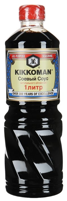 Соус Kikkoman Соевый натурально сваренный, 1 л (фото modal 1)