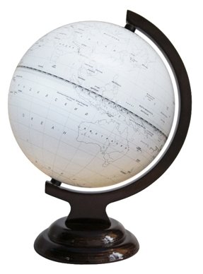 Глобус физический Глобусный мир Контурный 210 мм (10561) (фото modal 1)
