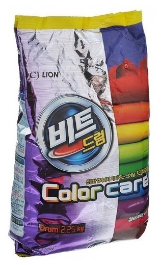 Стиральный порошок Lion Beat Drum Color care (Корея) (фото modal 3)