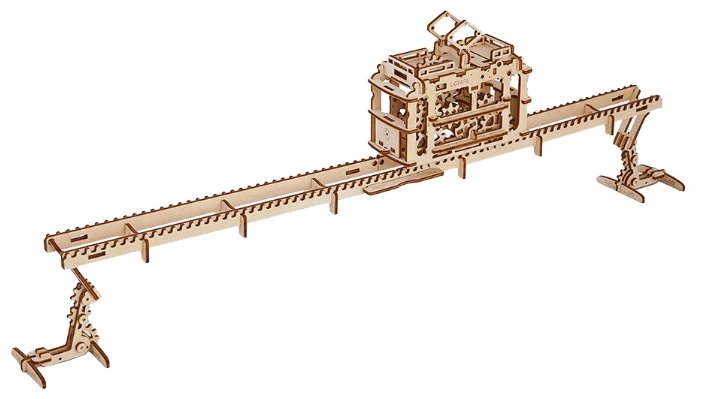 Сборная модель UGEARS Трамвай (фото modal 2)