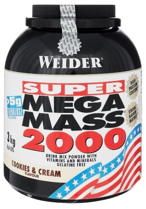 Гейнер Weider Mega Mass 2000 (3 кг) (фото modal 5)