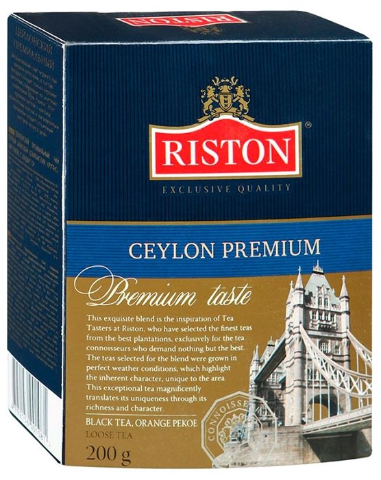 Чай черный Riston Ceylon premium (фото modal 1)