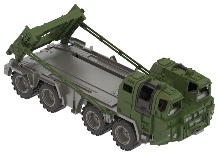 Набор техники Нордпласт Военный тягач Щит с танком (258) 56 см (фото modal 2)