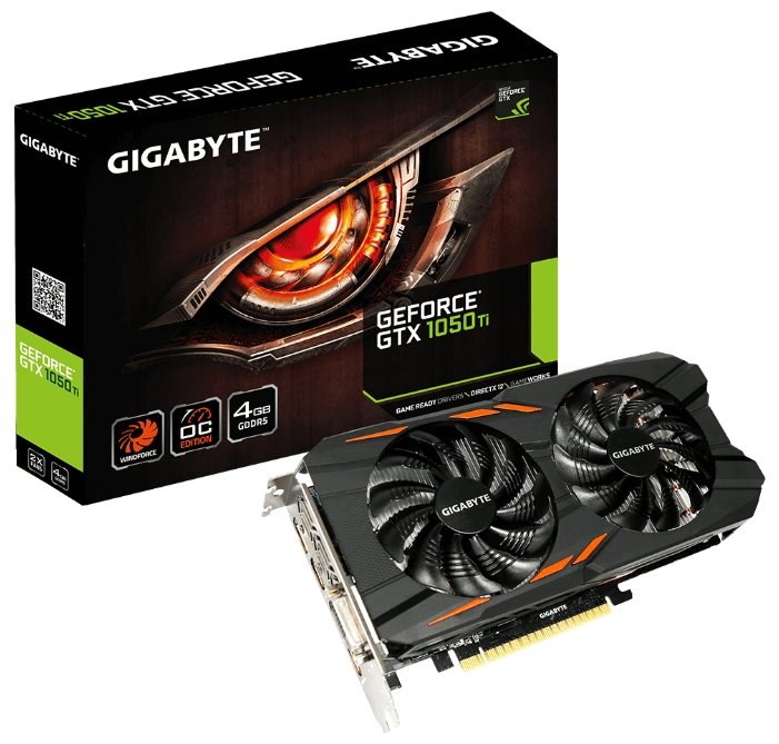 Видеокарта GIGABYTE GeForce GTX 1050 Ti 1328Mhz PCI-E 3.0 4096Mb 7008Mhz 128 bit DVI 3xHDMI HDCP Windforce OC (фото modal 6)