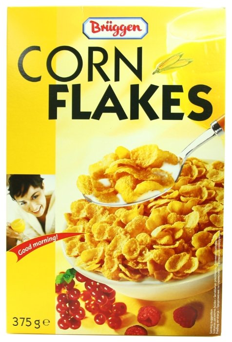 Готовый завтрак Bruggen Corn Flakes хлопья, коробка (фото modal 2)
