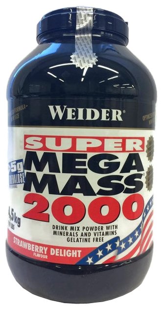 Гейнер Weider Mega Mass 2000 (4.5 кг) (фото modal 2)