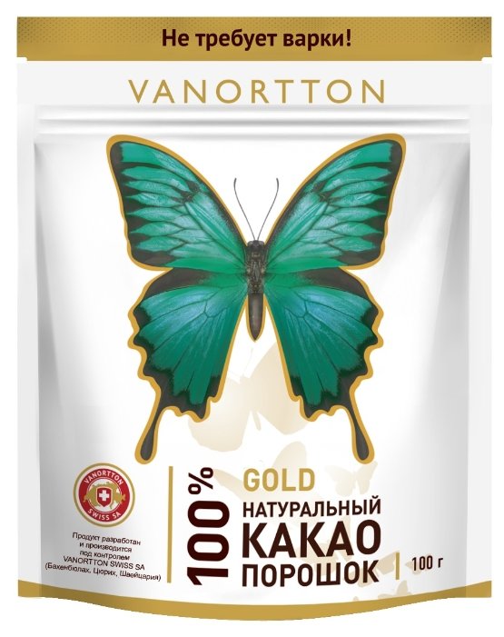 Vanortton Gold Какао-порошок растворимый, пакет (фото modal 1)