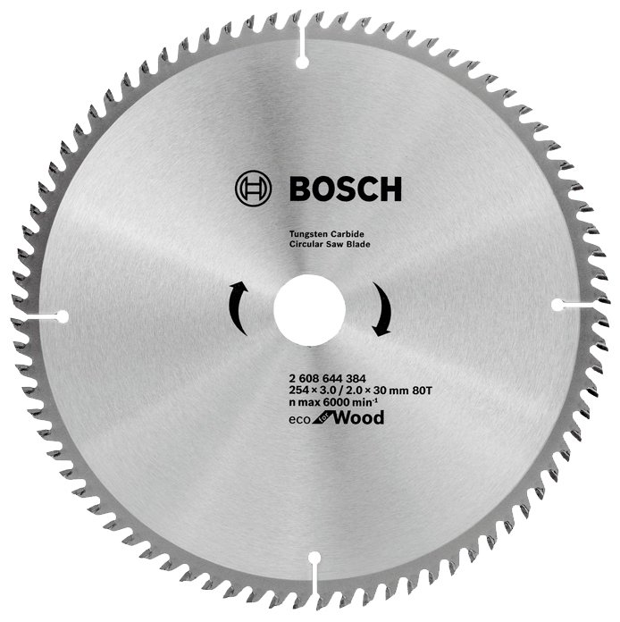 Пильный диск BOSCH Eco Wood 2608644384 254х30 мм (фото modal 1)