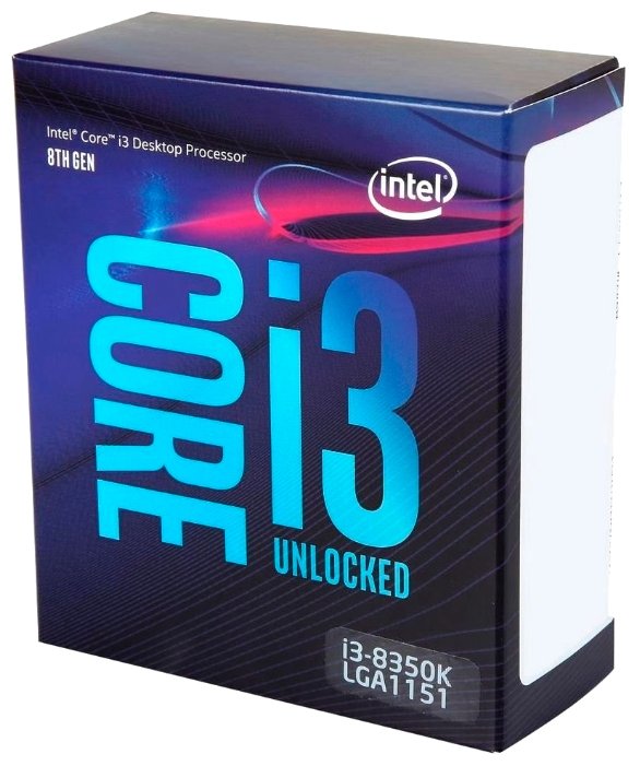 Процессор Intel Core i3-8350K Coffee Lake (4000MHz, LGA1151 v2, L3 8192Kb) (фото modal 1)