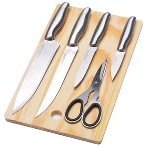 Набор MAYER & BOCH 4 ножа, ножницы и разделочная доска 26995 (фото modal nav 1)