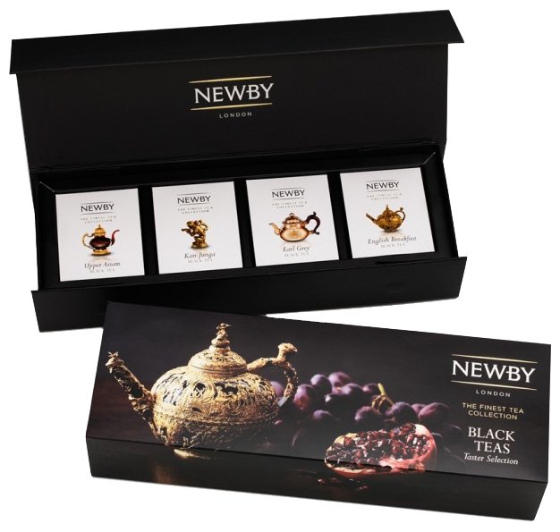 Чай черный Newby Black teas ассорти подарочный набор (фото modal 1)
