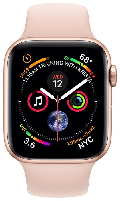 Часы Apple Watch Series 4 GPS + Cellular 40mm Aluminum Case with Sport Band (фото modal 4)