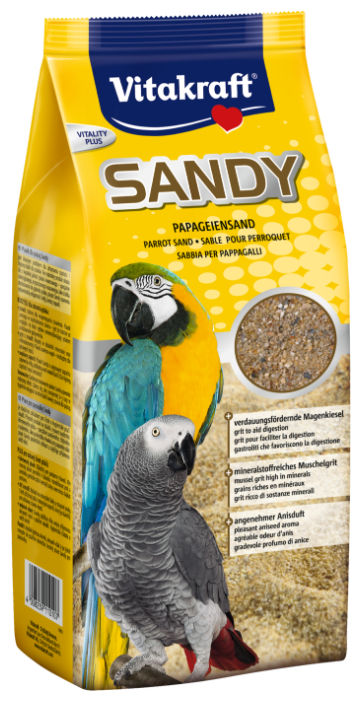Добавка в корм Vitakraft Для крупных попугаев песок (фото modal 1)
