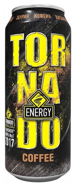 Энергетический напиток Tornado Energy Coffee (фото modal 1)