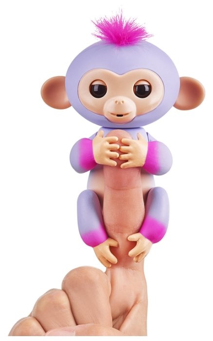 Интерактивная игрушка робот WowWee Fingerlings Ручная обезьянка Двухцветная (фото modal 2)
