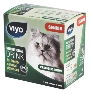 Напиток-пребиотик Viyo Reinforces Cat Senior, (фото modal 2)