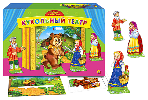 Рыжий кот Кукольный театр Маша и медведь (ИН-9161) (фото modal 1)