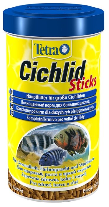 Сухой корм Tetra Cichlid Sticks для рыб (фото modal 5)