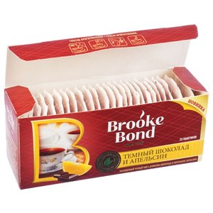 Чай черный Brooke Bond Темный шоколад и апельсин ароматизированный в пакетиках (фото modal nav 3)