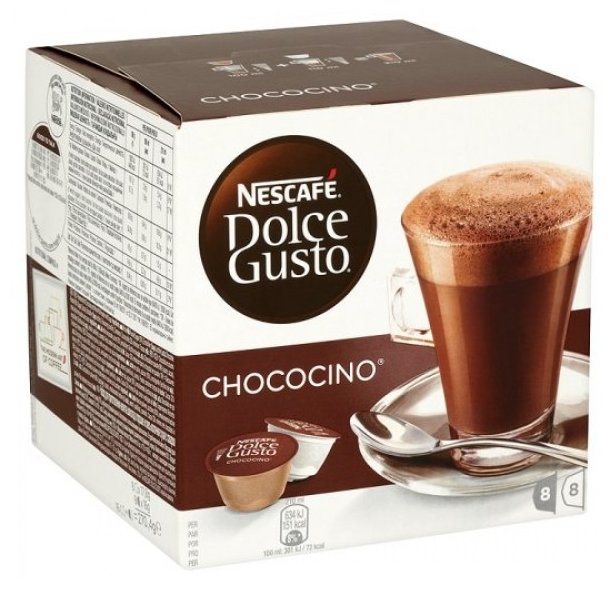 Горячий шоколад в капсулах Nescafe Dolce Gusto Chococino (16 шт.) (фото modal 1)